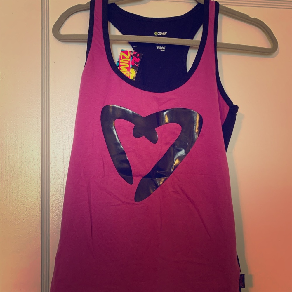 “I love Zumba” racer back workout tank! NWT